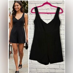 NWT BCBGeneration Black Romper Size S